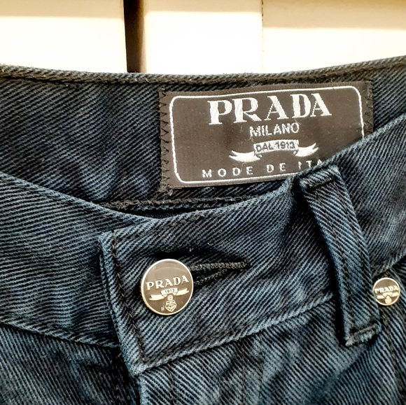 Prada Boot Cut Denim Jean's Pants 32 / 32 - Picture 12 of 16